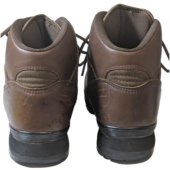 Vintage Merrell Ravine Men\'s 12 Brown Leather Hiking Boots Made In Korea VTG main image 4